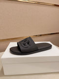 Dolce & Gabbana Raised Logo Slide Sandals — hero
