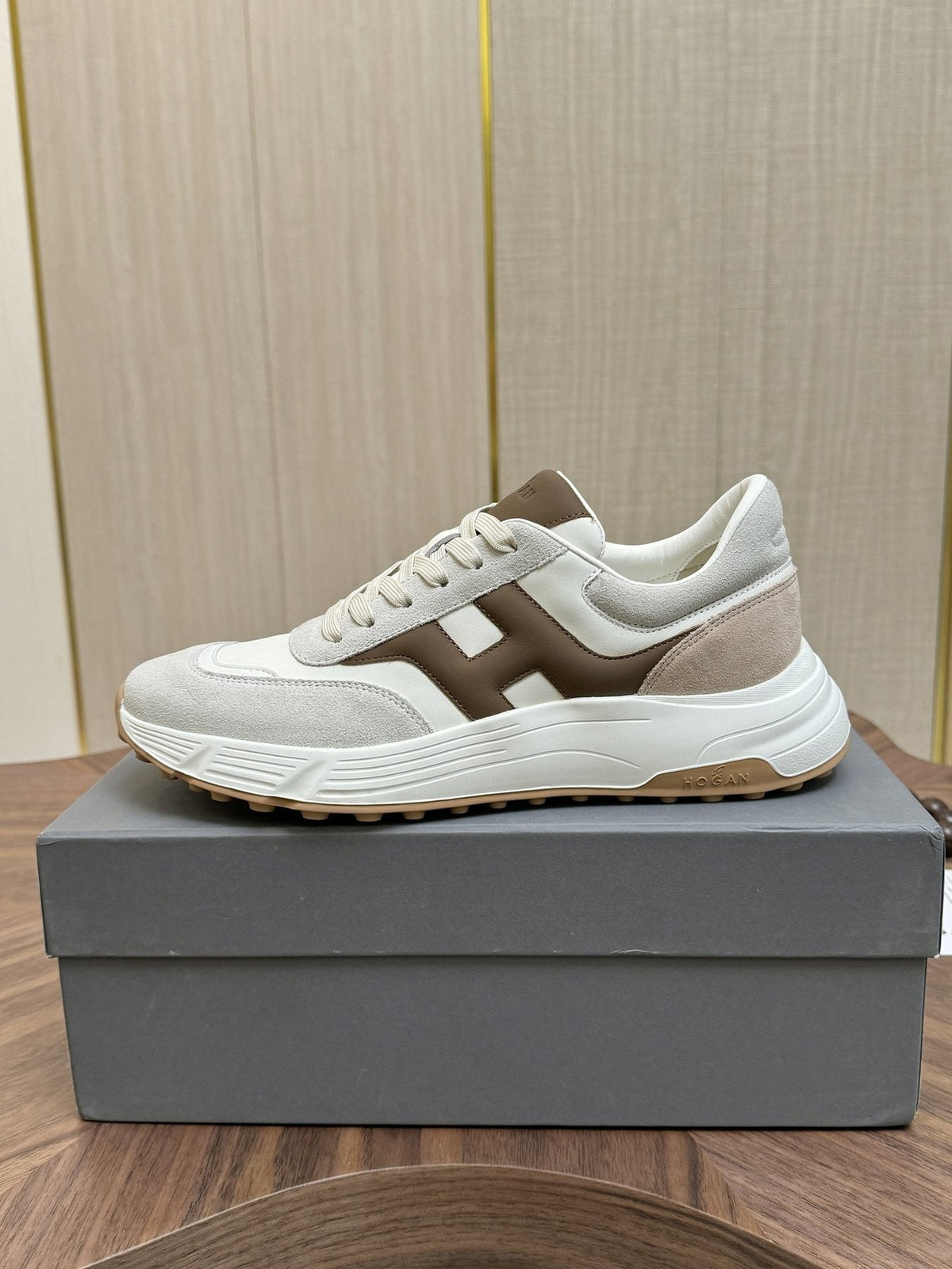Hogan Black Low-Top Sneakers — side