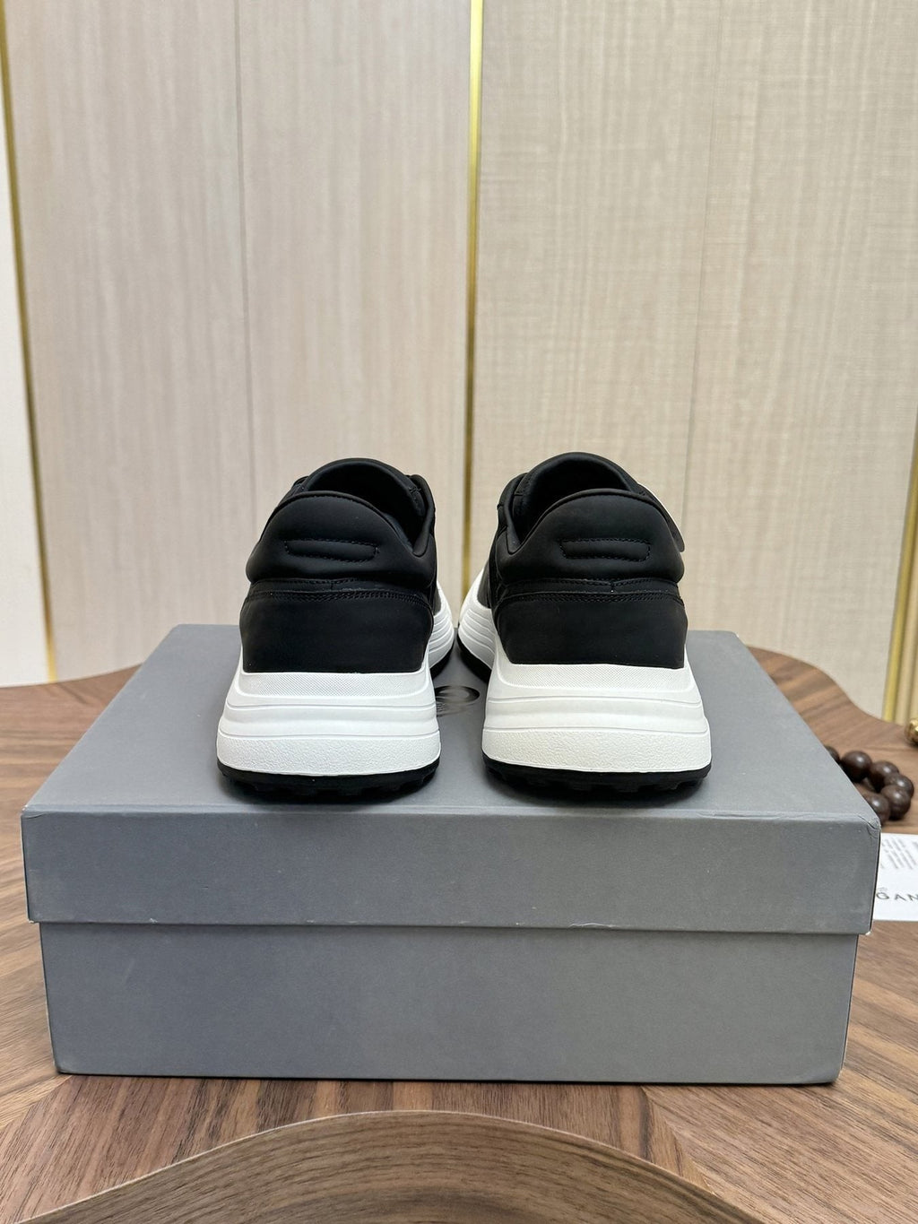 Hogan Black Low-Top Sneakers — back